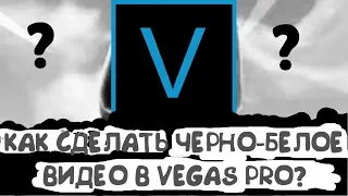 КАК СДЕЛАТЬ ЧЕРНО-БЕЛОЕ ВИДЕО В VEGAS PRO?