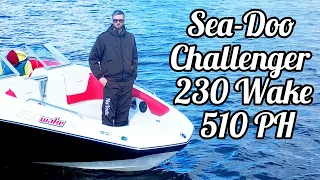 Sea-Doo BRP Challenger 230 Wake 510 обзор катера на водометах