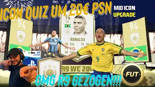 FIFA 22: OMG WIR ZIEHEN R9 IM ICON PACK!!! ICON QUIZ UM 20€ PSN!!! MID ICON SBC GÖNNT!!!