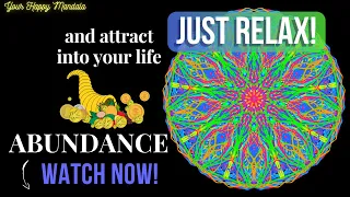 Abundance Visualization with Magic Mandala | Law of Attraction | Manifest Your Wealth | Watch 5 Days