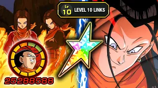 100% STR ANDROID 17 & HELLFIGHTER 17 ➜ SUPER 17 LEVEL 10 LINKS! Dragon Ball Z Dokkan Battle