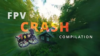 Learning to fly FPV | Crash compilation | DJI FPV & GEPRC Cinelog 35 V2