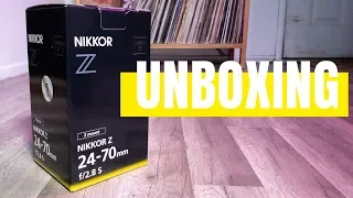 Unboxing of the Nikon Z 24-70mm f2.8S Lens