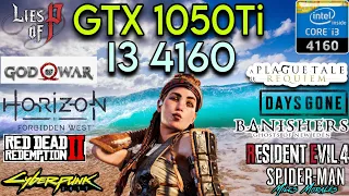 GTX 1050 Ti + I3 4160 & 16GB Ram | Test In 12 Games !