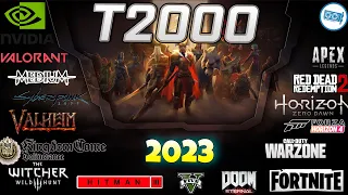 NVIDIA Quadro T2000 in 30 GAMES   | (2023)