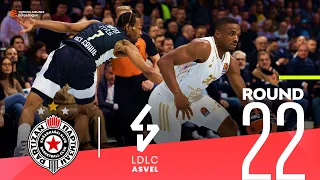 Punter leads Partizan past ASVEL! | Round 22, Highlights | Turkish Airlines EuroLeague