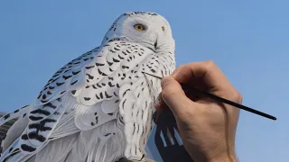 From Inspiration to Art - Snowy Owl