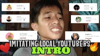 IMITATING LOCAL YOUTUBERS INTRO(KALOKAA)| LORENZ BARRERA