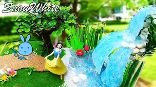 Hot Glue Waterfall Tutorial SnowWhite Garden | Awesome Hot Glue DIY Life Hacks for Crafting Art #024