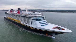 Disney Dream  Southampton Departure 4K 30FPS 17th September 2023