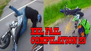 XXL MOTORCYCLE FAIL & CRASH COMPILATION 23 🔥 Police, Angry People, Epic Moments | PaddyEnduro