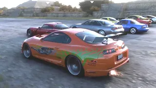 20 High Speed Super Cars Drag Test Including Supra, Bugatti, Ferrari, Porsche, Lamborghini ...