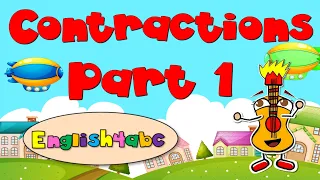 Contractions / you're / he's / she's / it's / we're / they're / that's / who's - Phonics Mix!