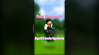 Best Minecraft April Fools Updates (History of April Fools Updates) || #shorts