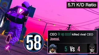 DESTROYING TRYHARDS as a Level 58 is INSANITY! [GTA Online]