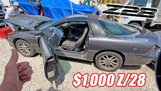 I Bought a $1,000 Camaro Z/28 to Destroy Cooper and James in a $1,500 BEATER BATTLE!!!