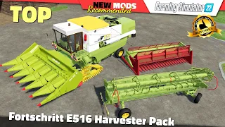 FS22 | Fortschritt E516 Harvester Pack - Farming Simulator 22 New Mods Review 2K 60Hz