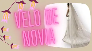 DIY| COMO HACER UN VELO DE NOVIA súper fácil y rápido!!!