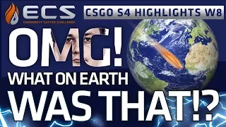 OMG! What on earth was that!? (ECS CSGO S4 W8 4K Highlights)