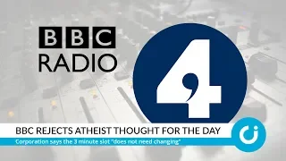 BBC rejects atheist thought for the day