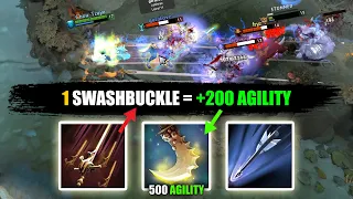 1 SWASHBUCKLE = +200 Agility [500 AGILITY in TOTAL with Marksmanship + Essence Shift] Ability draft