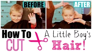 EASY BOY HAIRCUT TUTORIAL: How to Cut Boy’s Hair at Home with Clippers & Scissors