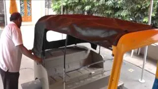 3 WHEELER AUTORICKSHAW HOOD FITMENT BY MOULDERS INDIA