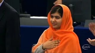 Pakistani Malala Yousafzai receives Sakharov human rights award