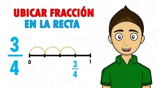 COMO UBICAR UNA FRACCIÓN EN LA RECTA Super fácil - Para principiantes