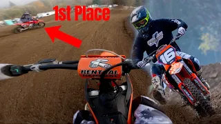 THROWING AWAY THE LEAD! | Woodland MX Round 6