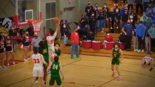 Benet Academy's Niko Abusara with the thunderous dunk!