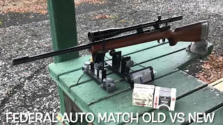 Is new production Federal auto match as bad as the rumors? Part 2 with the Winchester 52D new vs old