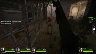 l4d2 - 1 shot killing a startled witch with a chrome shotgun