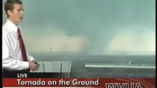 Richard Scott Covering Tuscaloosa Tornado