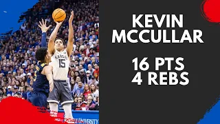 Kevin McCullar Highlights vs. West Virginia | 2/25/23 | 16 Pts, 4 Rebs