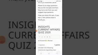 Insight Current Affairs Quiz 4 may 2021
