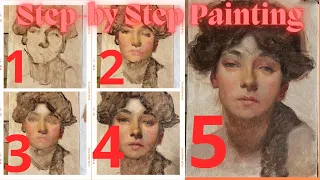 Step by step Portrait Painting: A Detailed Guide