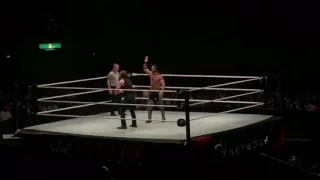 Power bomb by Dean Ambrose & Seth Rollins in Live Event Japan