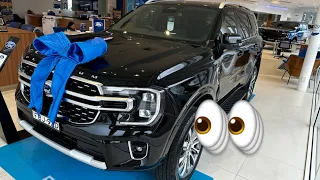 Picking up our new Ford Everest