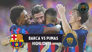 HIGHLIGHTS OF LEWANDOWSKI'S FIRST GOAL FOR BARA I BARA 6-0 PUMAS I GAMPER TROPHY