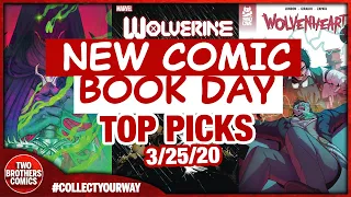 TOP 5 PICKS FOR NEW COMIC BOOK DAY | MARCH 25TH 2020 | NCBD