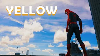 Yellow Coldplay | ULTIMATE MUSIC Web Swinging Marvel's Spider-Man 2