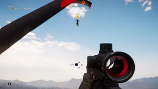 Far Cry 5 John Seed parachute kill