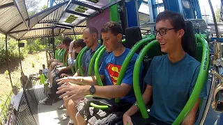 WORLD’S TALLEST DROP TOWER! Lex Luther Drop of Doom at Six Flags Magic Mountain