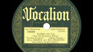 1932 Will Osborne - Please (Will Osborne, vocal)