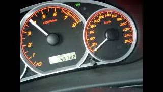 Subaru Impreza WRX Hatchback 2008 Stock  0-140 Km/h Stock