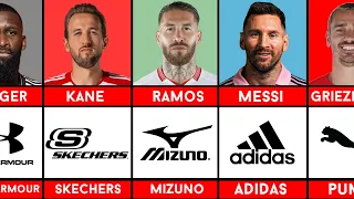 famous footballers and their sports brands