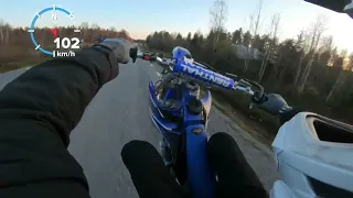 Yz85 wheelies