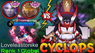 No.1 Cyclops VS Supreme Bruno & Luo Yi -  Top 1 Global Cyclops by Loveleastonike - Mobile Legends