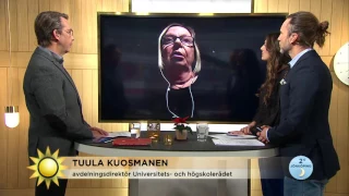Högskoleprovet: Fuskare kan få fängelse - Nyhetsmorgon (TV4)